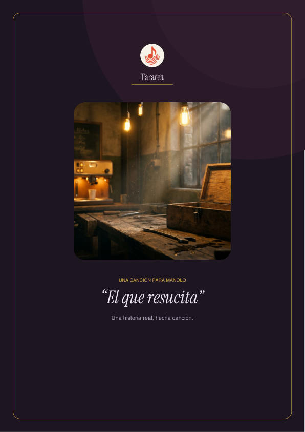 Página 1 del librito de «El que resucita»
